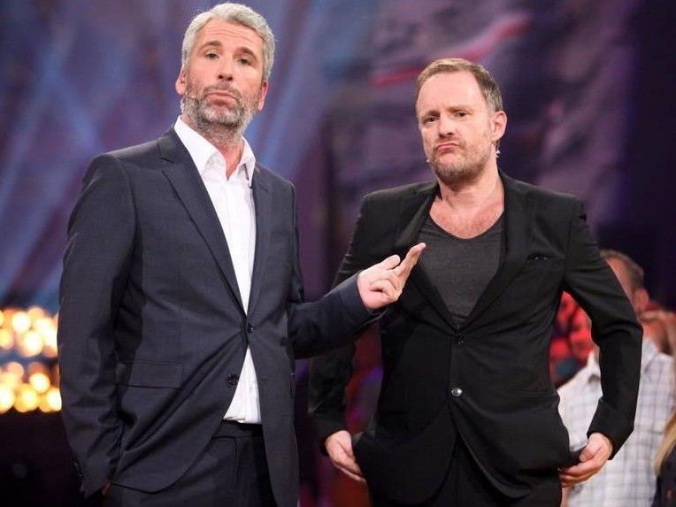 Stermann und Grissemann bei der ersten Show "Keine Chance" Stermann und Grissemann bei der ersten Show "Keine Chance"