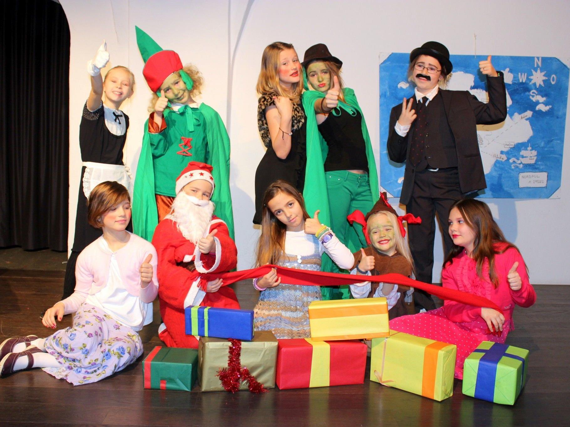 Saumarkt Theaterzwerge - Dezember 2012 - der "rote Schal" - ein tolles, junges Team!