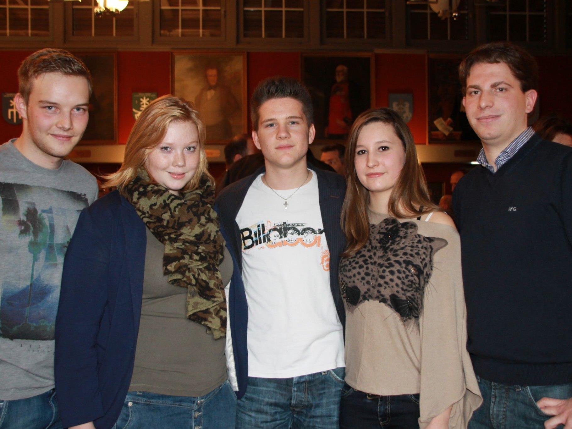 Der Jugendrat Liechtenstein stellte sich im Vaduzer Rathaussaal  vor.