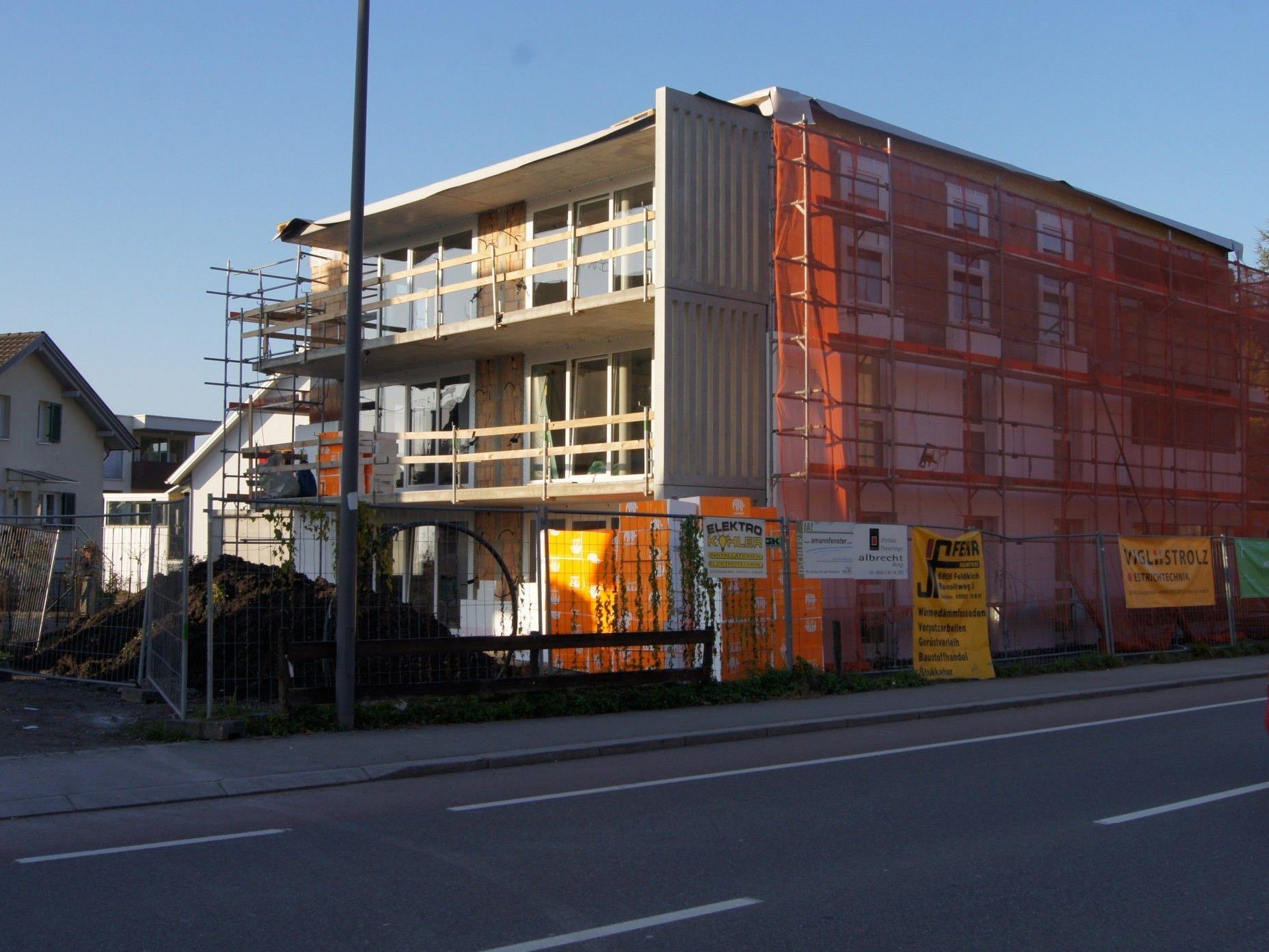 Im April 2013 wird das Wohnprojekt an der Dr.-Anton-Schneider-Straße fertiggestellt sein.