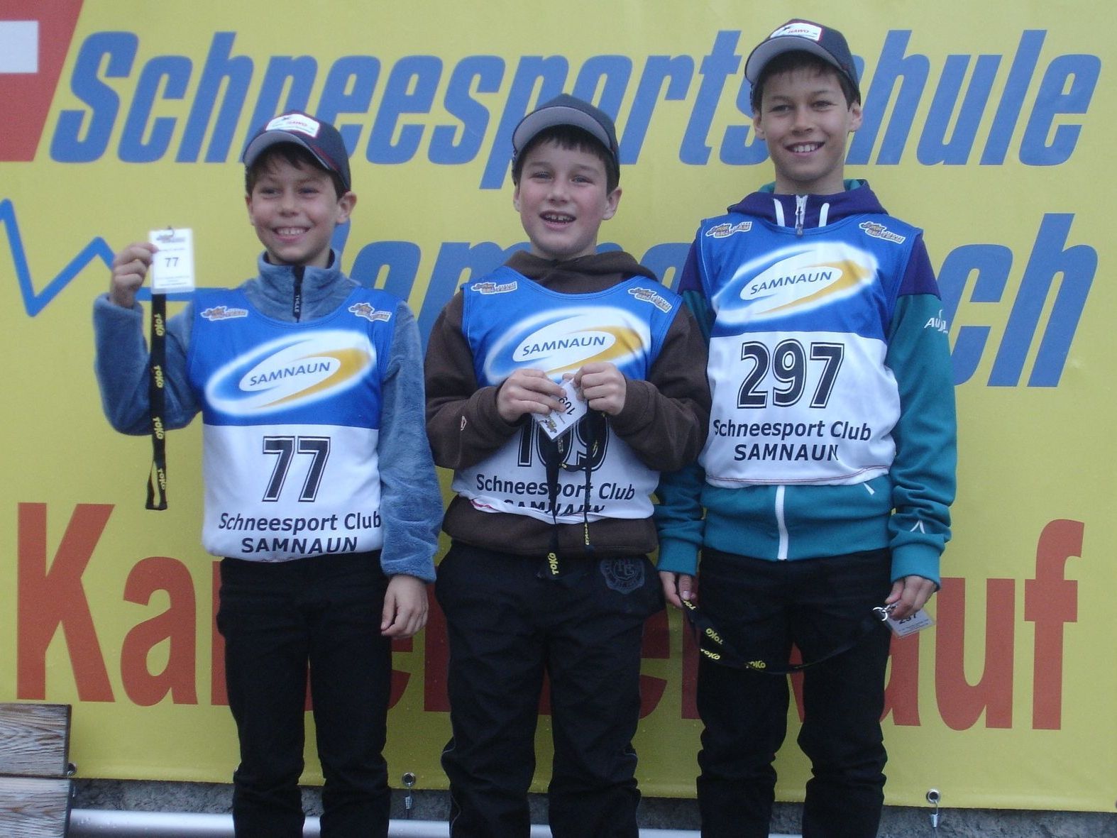Marco Feurstein, Jakob Greber und Lukas Feurstein (v.l.n.r.) sind schon wieder blendend in Form. Marco Feurstein, Jakob Greber und Lukas Feurstein (v.l.n.r.) sind schon wieder blendend in Form.