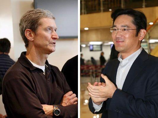 Tim Cook (Apple) und Lee Jae-Yong (Samsung) sollten Frieden schließen, meint die Richterin.