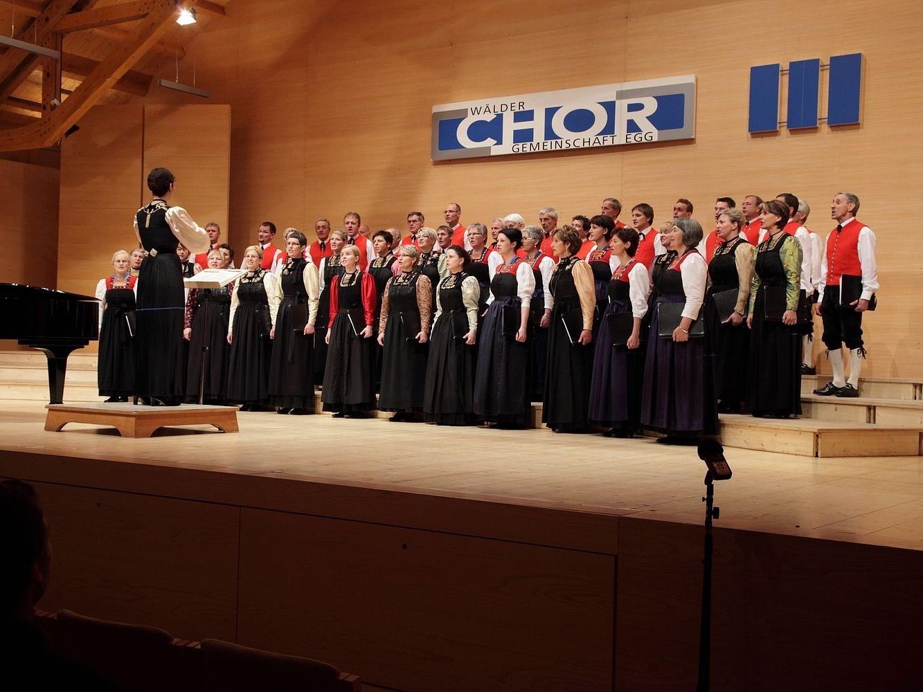 Der Chor beim Pfingstkonzert in Schwarzenberg