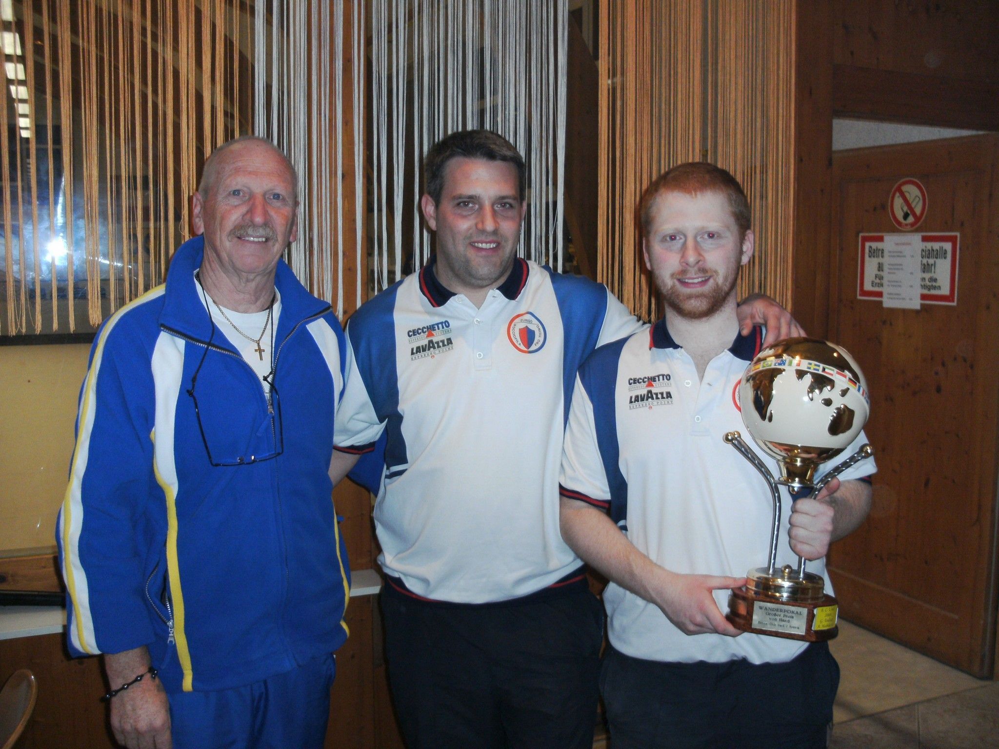Organisator Günther ILL mit den Siegern Tomaselli Salvatore und Scura Sandro Organisator Günther ILL mit den Siegern Tomaselli Salvatore und Scura Sandro