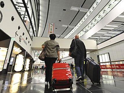 Um 2,1 Prozent ist die Zahl der Passagiere am Wiener Flughafen gestiegen.