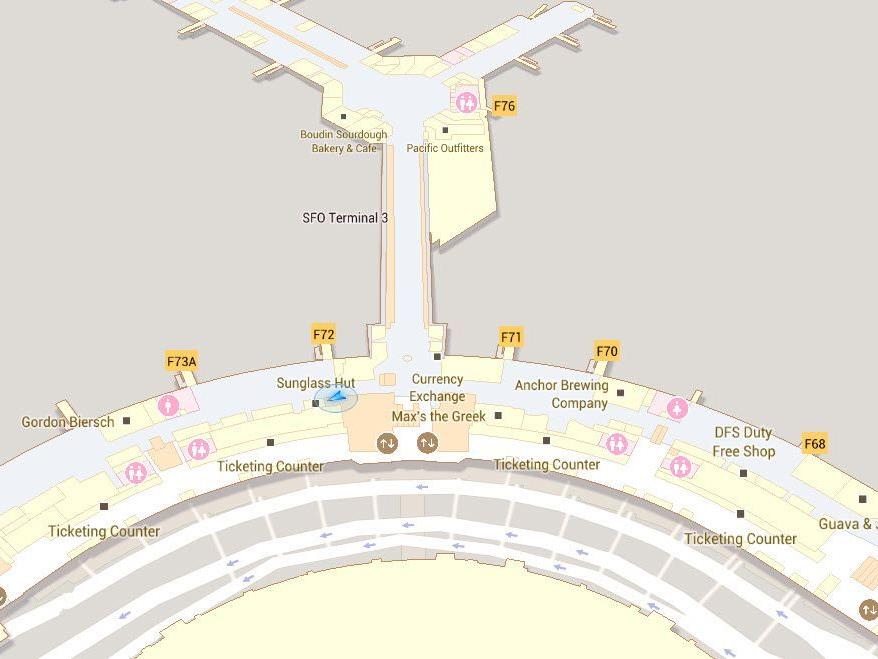 Nie wieder am Flughafen verlaufen dank Google Indoor Maps.