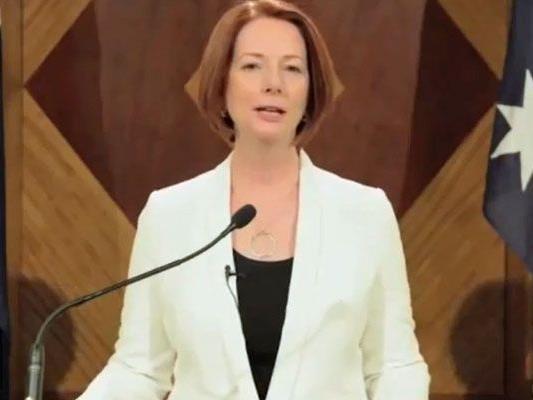 Julia Gillard bestätigt zum Spaß den nahenden Weltuntergang.