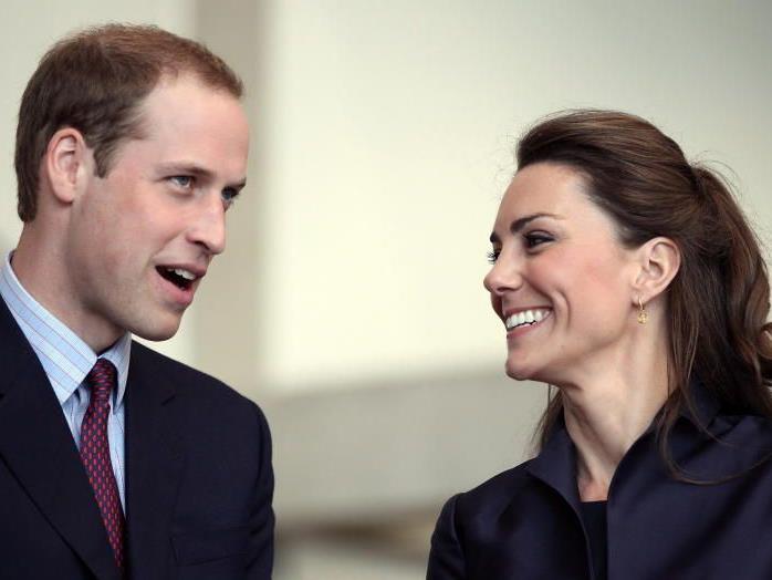 Die zukünftigen Eltern Prinz William und Kate