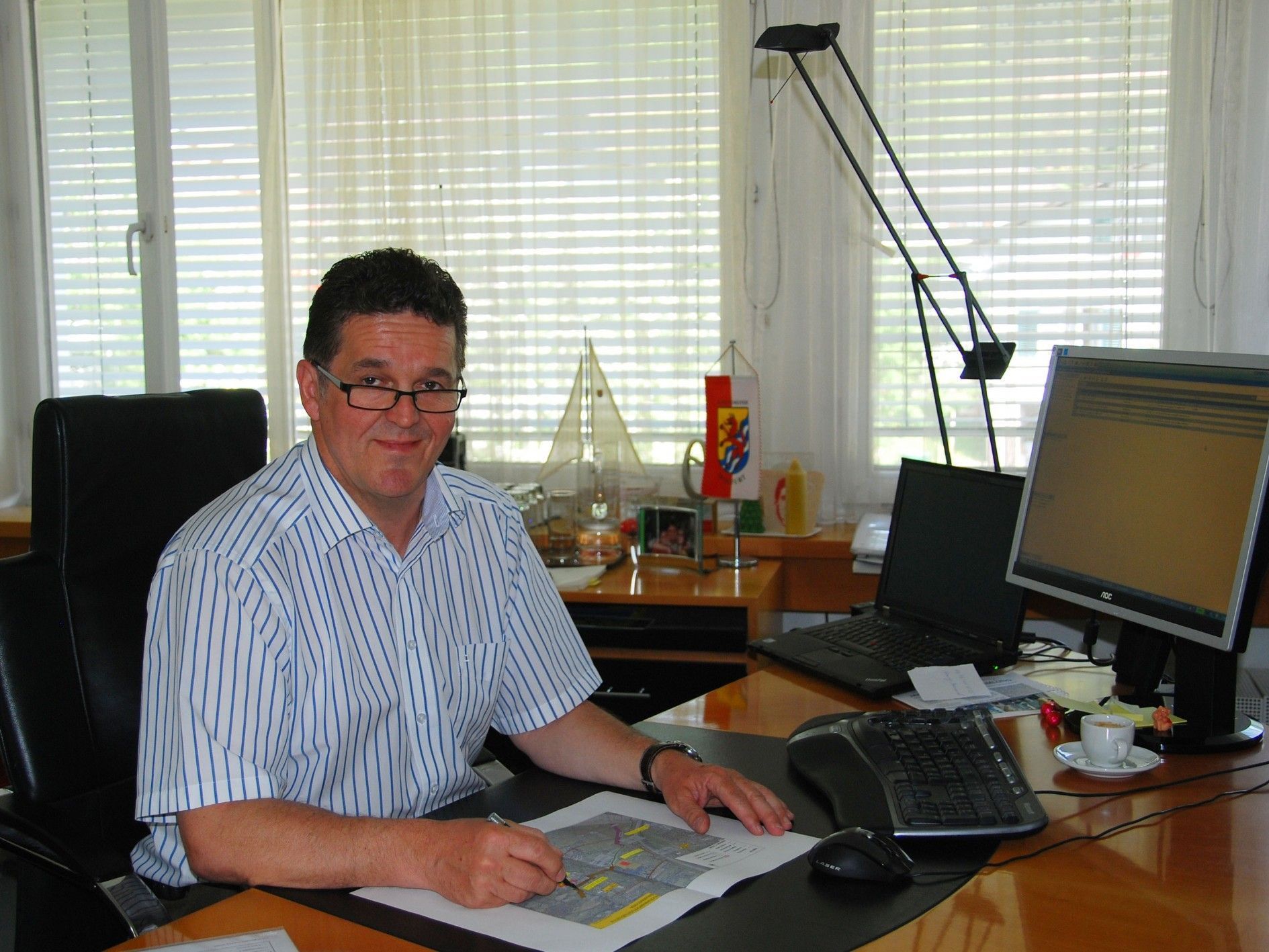 Bürgermeister Christian Natter sieht spannende Zeiten auf Wolfurt zukommen. Bürgermeister Christian Natter sieht spannende Zeiten auf Wolfurt zukommen.
