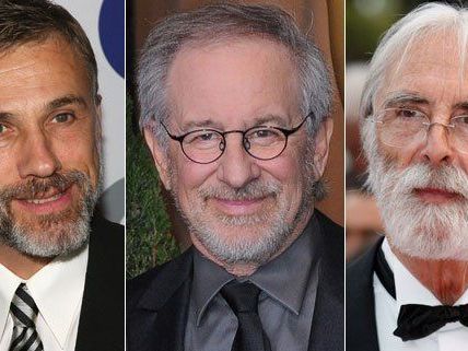 Christoph Waltz, Steven Spielberg und Michael Haneke ürfen auf einen Oscar hoffen Christoph Waltz, Steven Spielberg und Michael Haneke ürfen auf einen Oscar hoffen