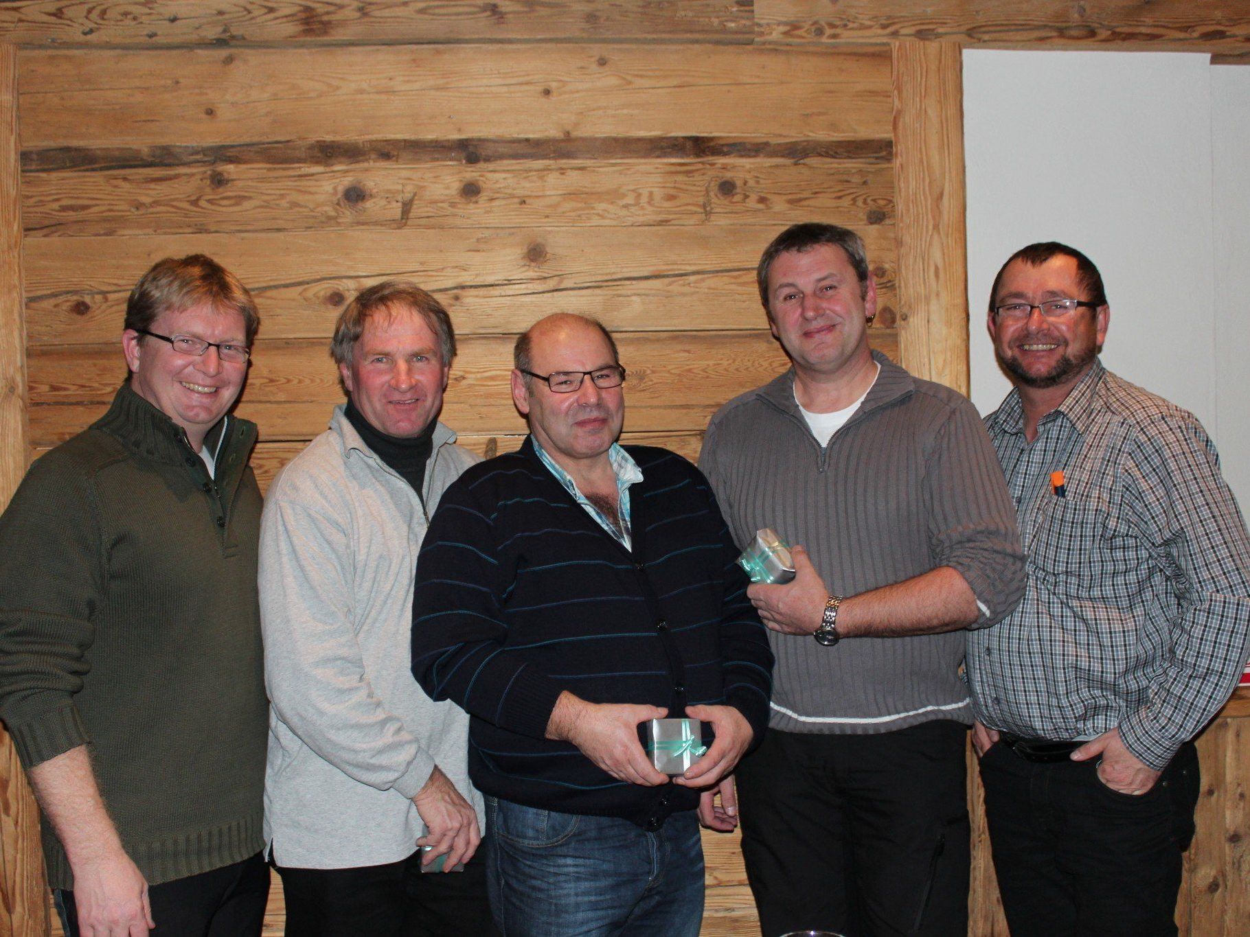 Geschäftsführer Günter Oberhauser, Karl Weissenbach, Günther Moosbrugger, Andreas Ulsess und Klaus Frey (von links nach rechts). Geschäftsführer Günter Oberhauser, Karl Weissenbach, Günther Moosbrugger, Andreas Ulsess und Klaus Frey (von links nach rechts).