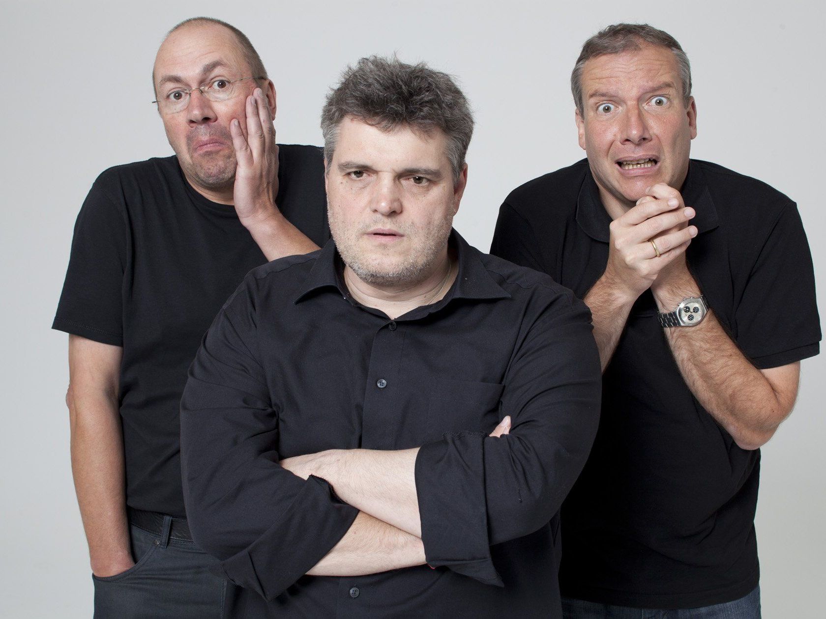 Das Detektivtrio Gunnar, Siegi und Ingo - kurz GSI - sind heute Freitag und morgen Samstag auf der Kulturbühne Schruns zu erleben. Das Detektivtrio Gunnar, Siegi und Ingo - kurz GSI - sind heute Freitag und morgen Samstag auf der Kulturbühne Schruns zu erleben.