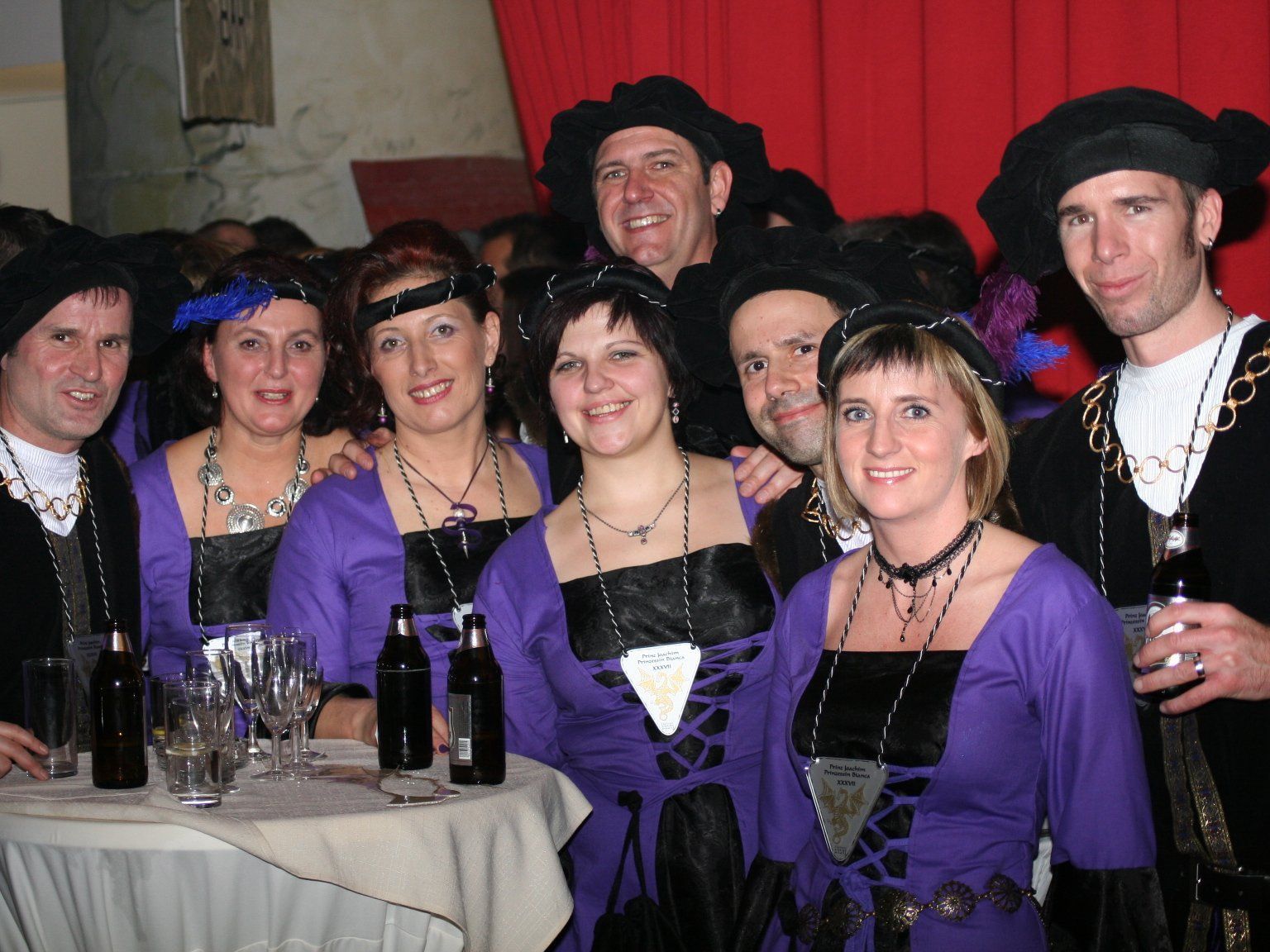 Hörbranzer Prinzengefolge auf dem Raubritterball im Leiblachtalsaal Hörbranzer Prinzengefolge auf dem Raubritterball im Leiblachtalsaal