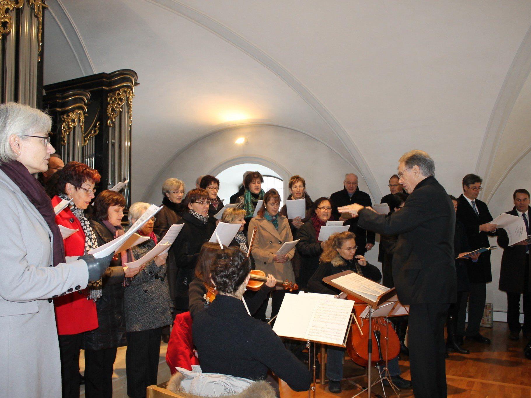 Der Kirchenchor Ludesch umrahmte das Patroziniumsfest