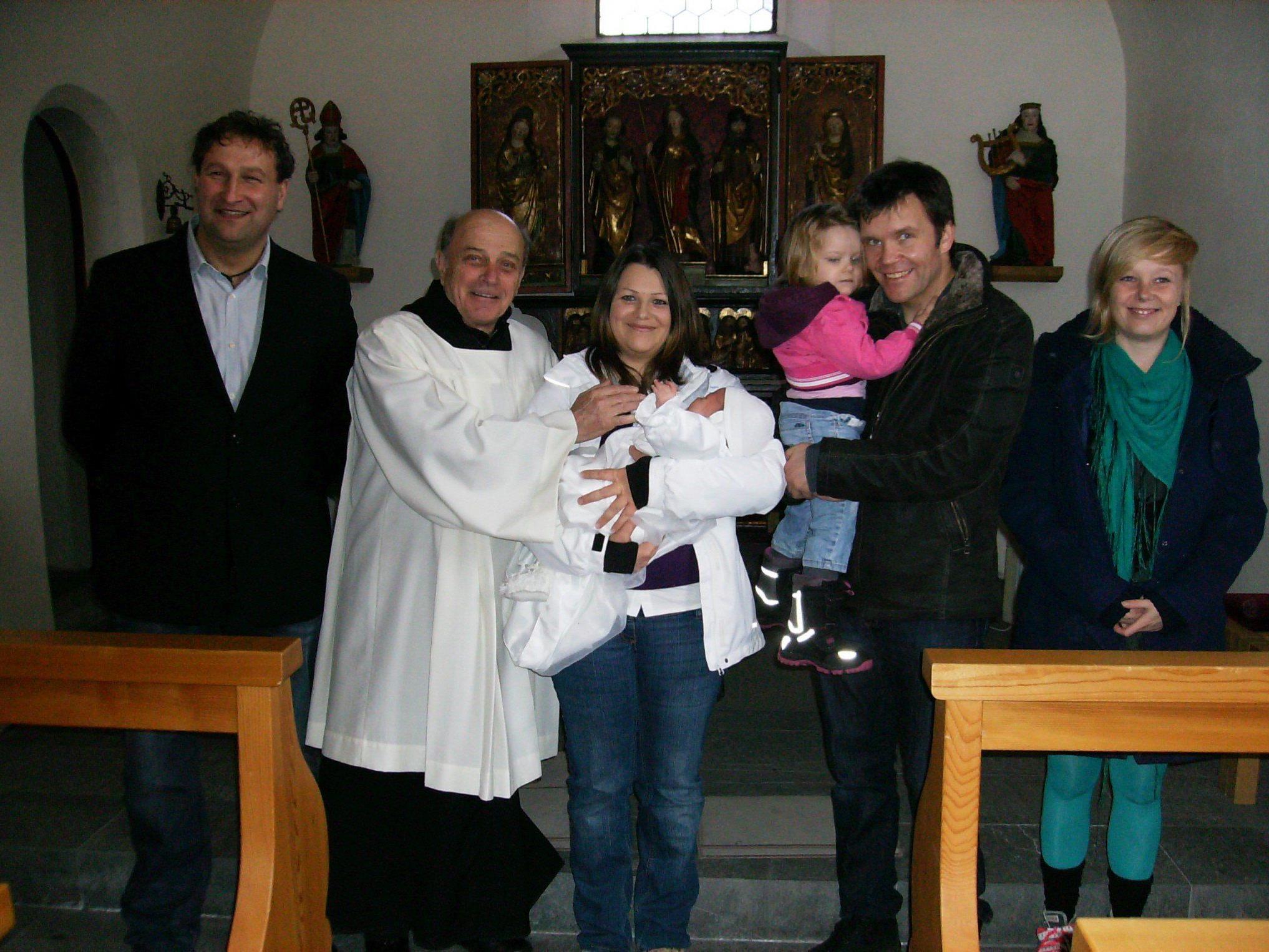 Chiara Michaela Sagmeister wurde in der St. Vinerkirche getauft