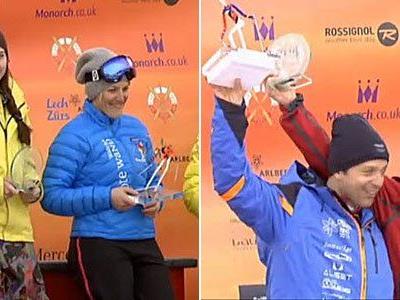 Angelika Kaufmann (linke Seite in blau) und Pepi Strobl (rechte Seite in blau) siegten auch 2013 wieder beim Weißen Ring.