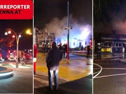 Am Donnerstag brannte es im Wiener Prater. Am Donnerstag brannte es im Wiener Prater.