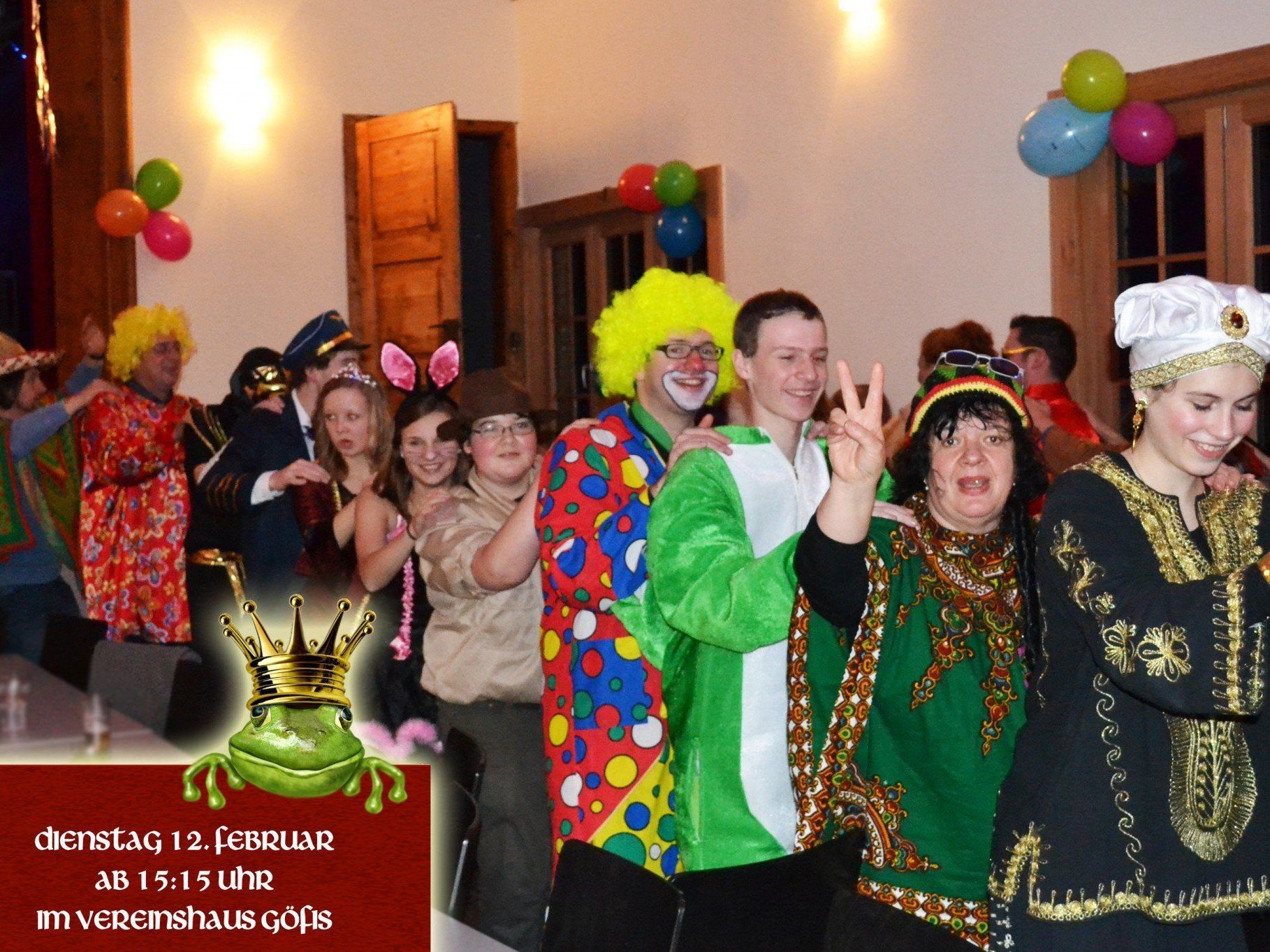 Faschingsausklang - 12.2.2013 im Vereinshaus Göfis Faschingsausklang - 12.2.2013 im Vereinshaus Göfis