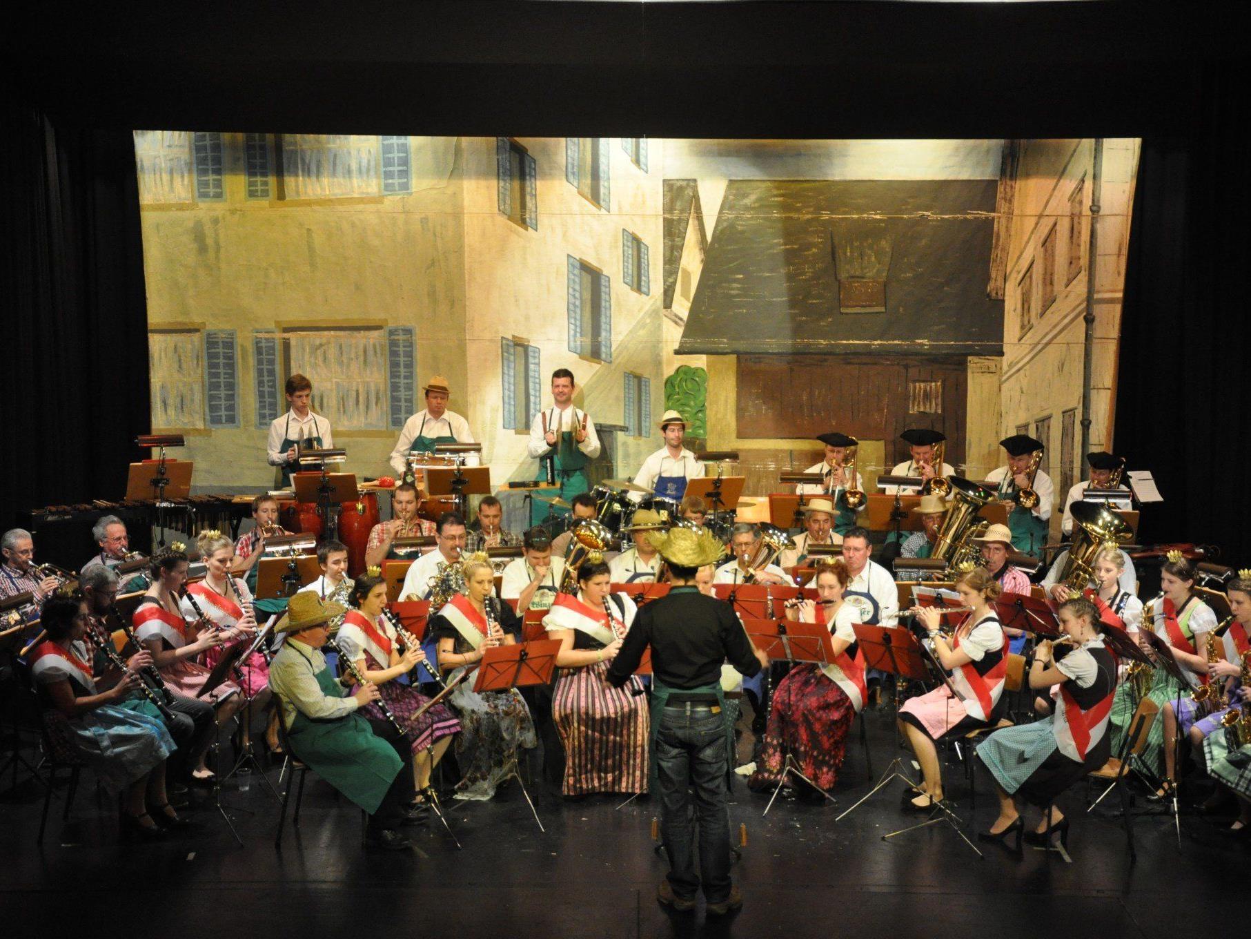 Die Bürgermusik Rankweil lud zur traditionellen Rankweiler Brennessel und sorgte für viel Stimmung.