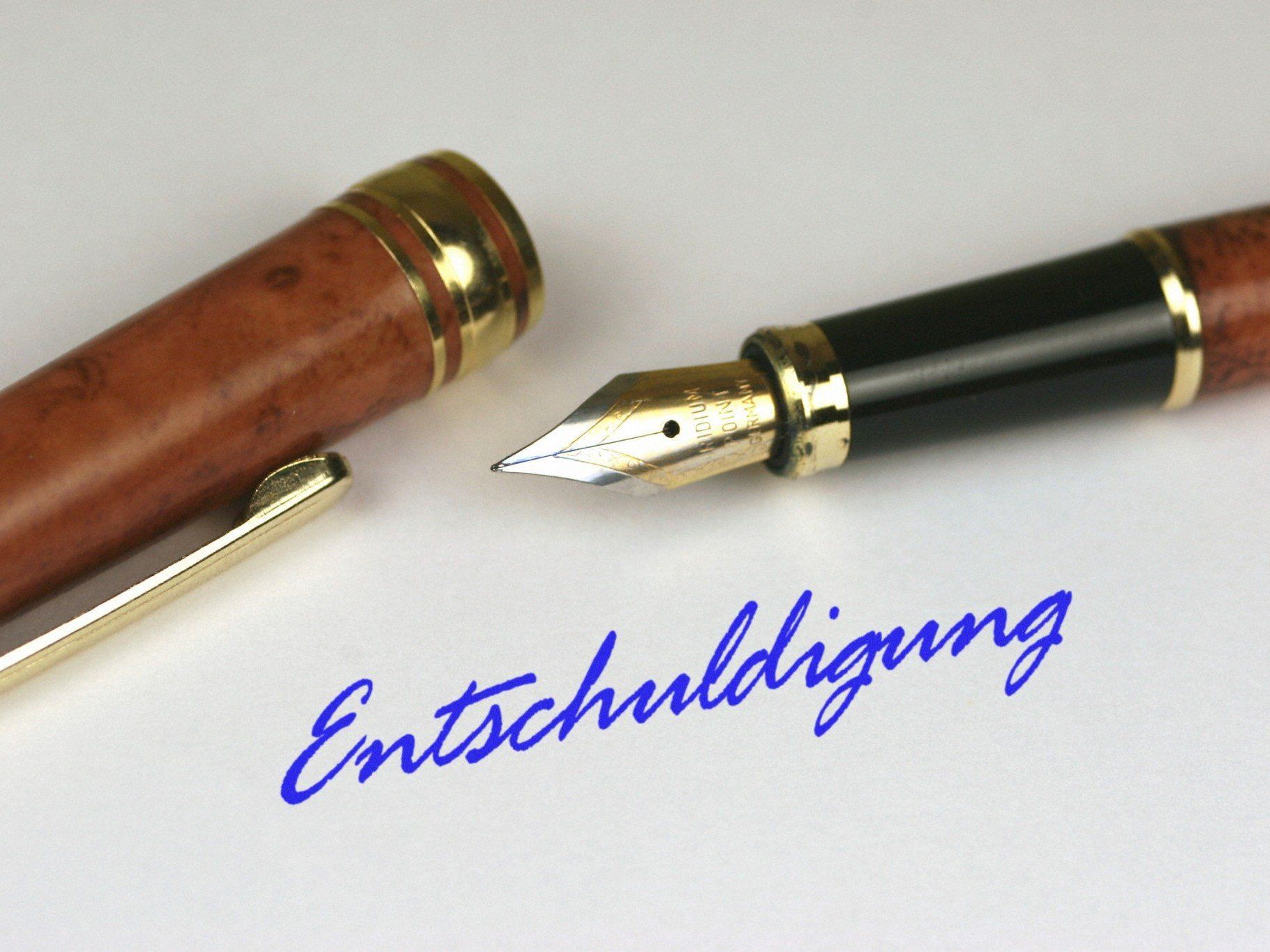 Sich zu entschuldigen, muss nicht immer die beste Lösung sein. Sich zu entschuldigen, muss nicht immer die beste Lösung sein.