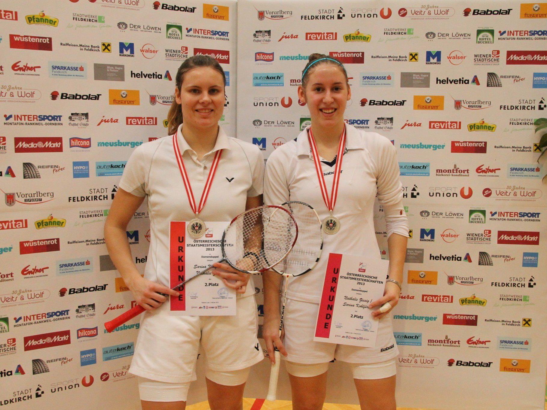 Sarina Kohlfürst und Nathalie Ziesig holten Medaillen für Feldkirch.