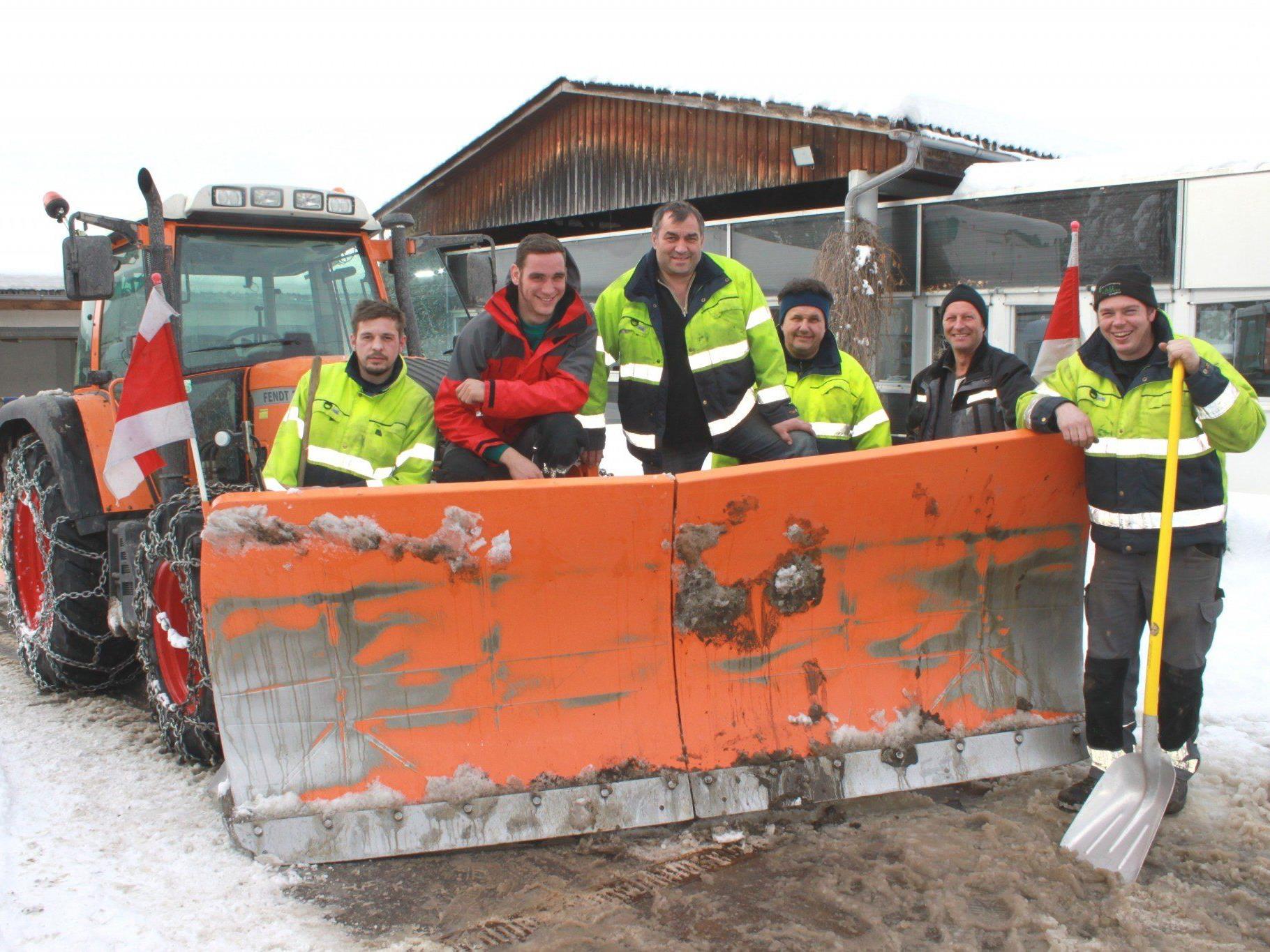 Ein Lob für das Team des Lochauer Wirtschaftshofes für die vorbildliche Schneeräumung.