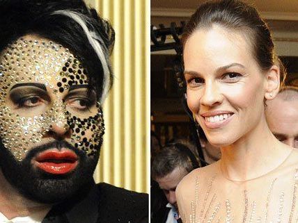 Harald Glööckler und Hilary Swank waren die Stars des Opernballs 2013 Harald Glööckler und Hilary Swank waren die Stars des Opernballs 2013