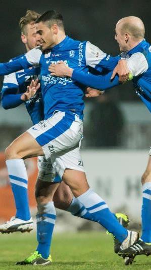 Beim Debüt erzielte Dursun Karatay für den FC Lustenau ein Triplepack beim 3:1-Heimsieg.