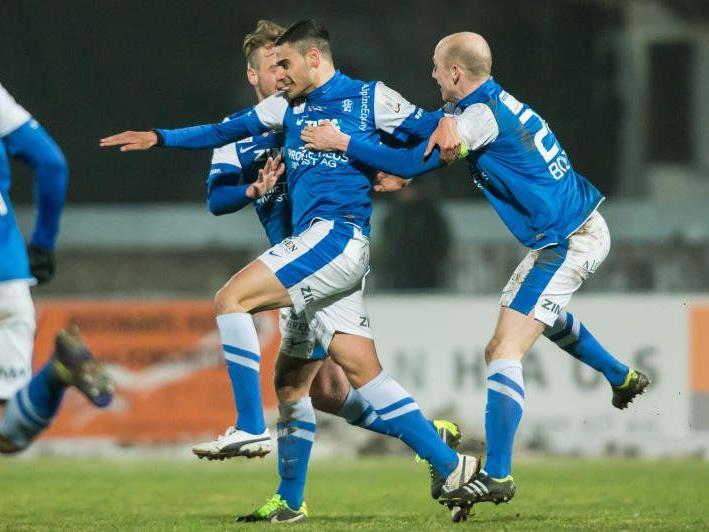 Beim Debüt erzielte Dursun Karatay für den FC Lustenau ein Triplepack beim 3:1-Heimsieg.