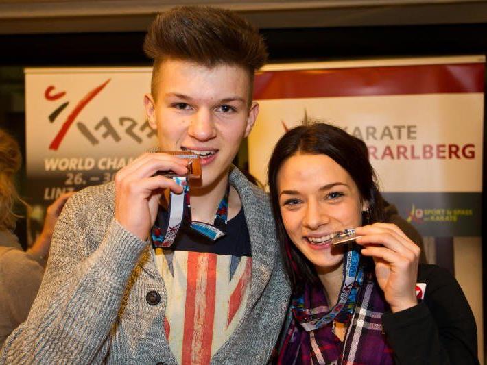 Die beiden EM-Medaillengewinner Bettina Plank und Andre Gratzer durften jubeln.