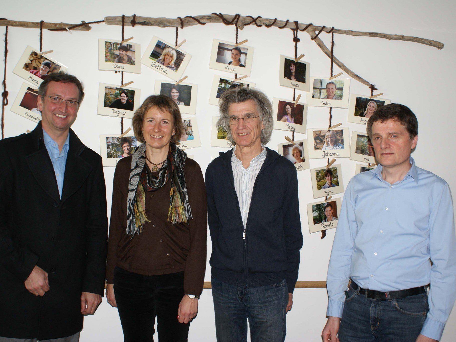 v.li. Bgm. Dieter Lauermann, LP Gabriele Nussbaumer, OMR Klaus Zitt, IAP-GF Werner Büchel.