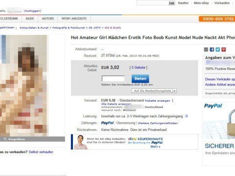 E-Bay: "Erotik"-Kategorie steht massiv in der Kritik. E-Bay: "Erotik"-Kategorie steht massiv in der Kritik.