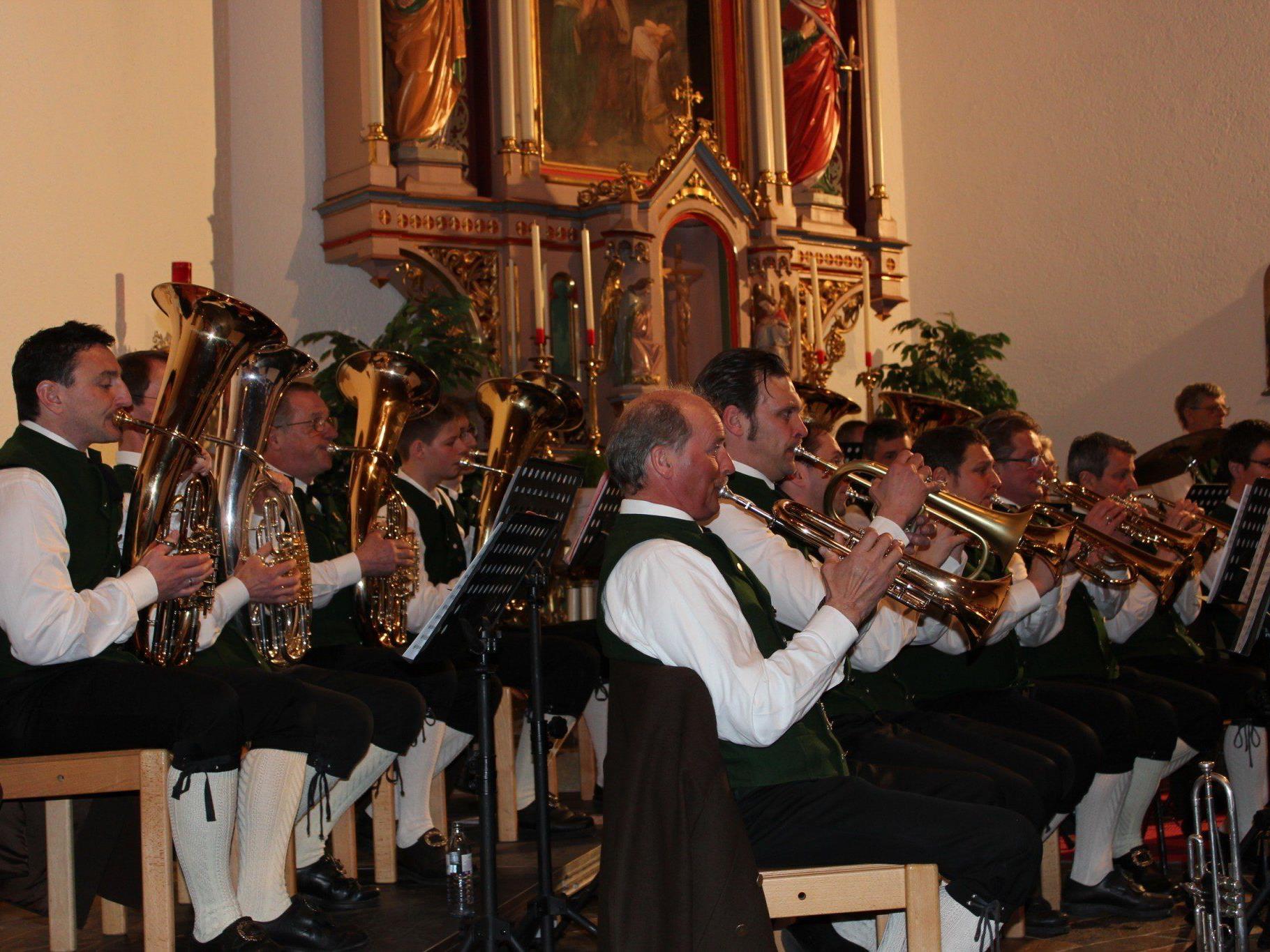Der Musikverein Mellau spielte ein beeindruckendes Konzert.