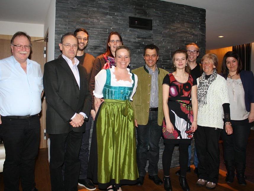 Der neugewählte Ausschuss des Tourismusvereins Lingenau