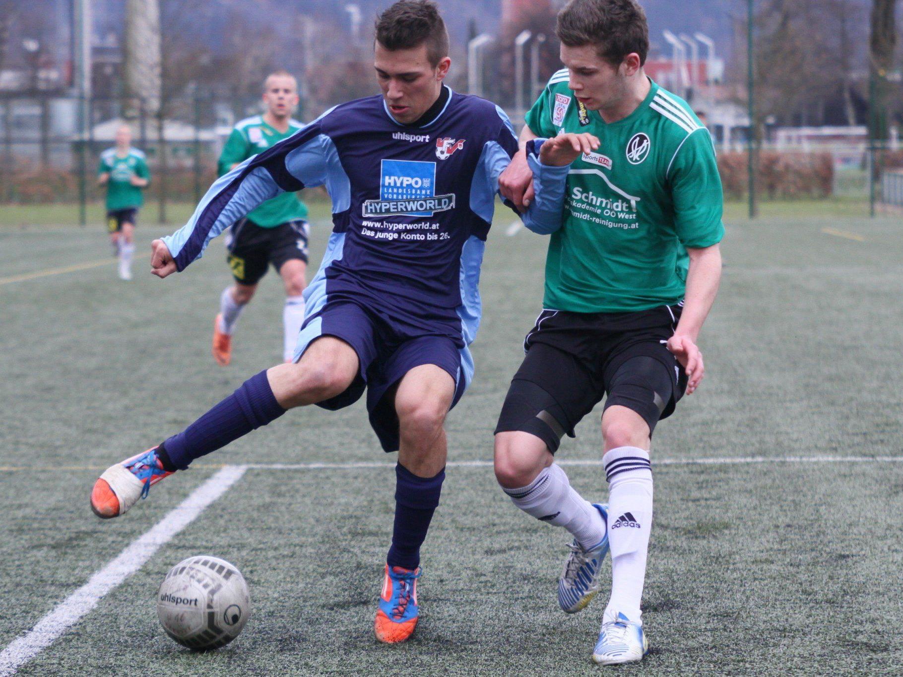 Der Bresner Matthias Flatz blieb im Unter-18-Spiel ohne Torerfolg.