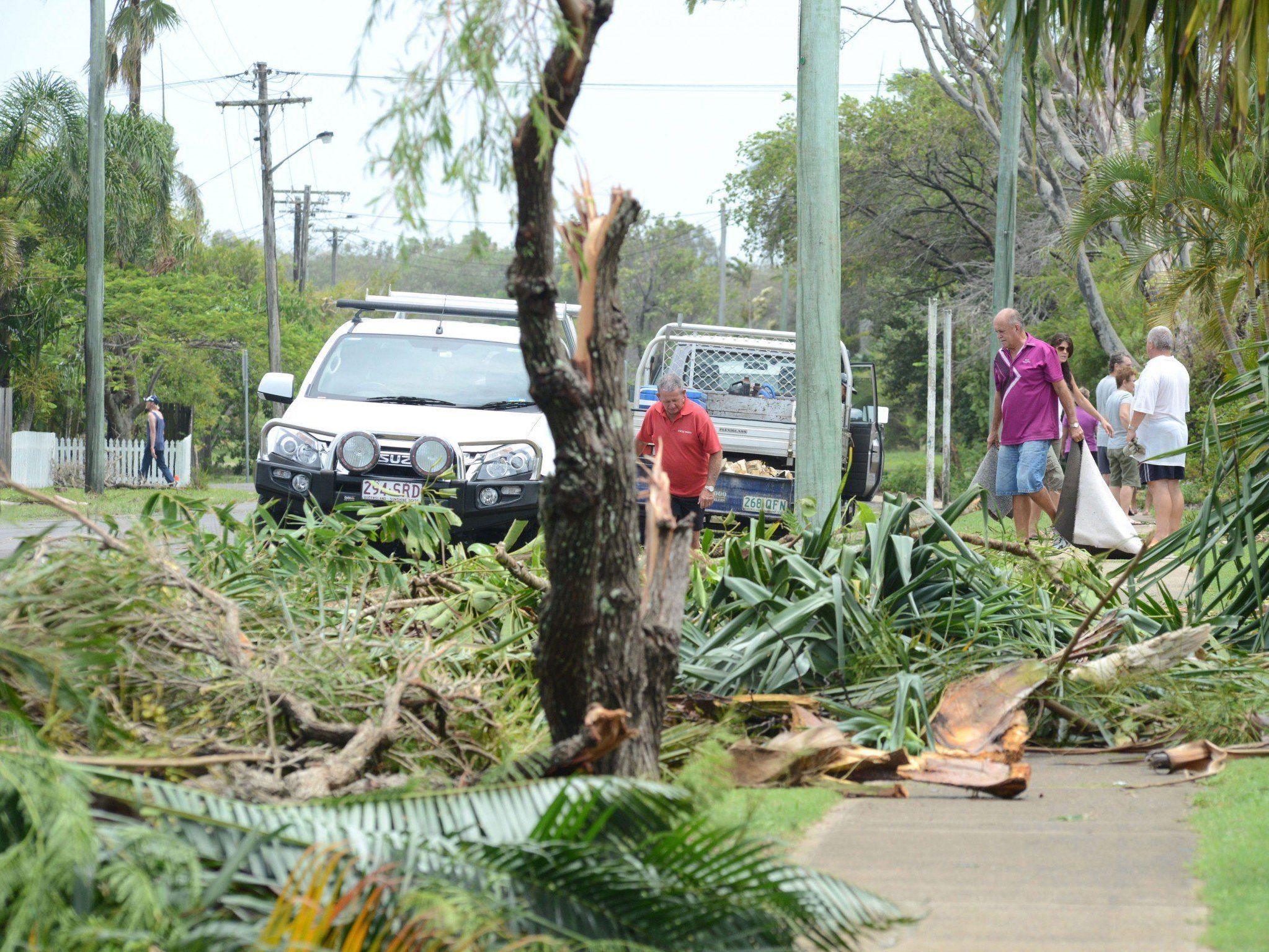 Verwüstungen "wie nach einem Bombeneinschlag". Verwüstungen "wie nach einem Bombeneinschlag".