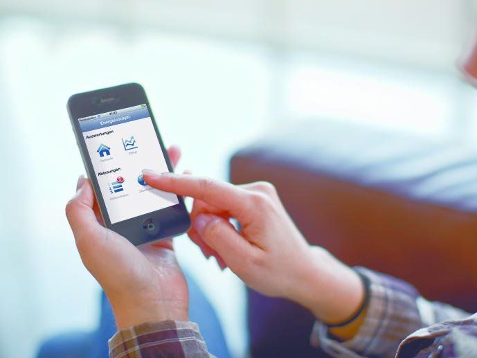 Über eine eigene App können Zählerstände online erfasst und direkt übertragen werden. Foto: illwerke Vkw Über eine eigene App können Zählerstände online erfasst und direkt übertragen werden. Foto: illwerke Vkw