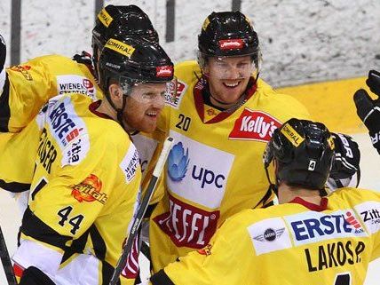 Die Vienna Capitals wollen auch im zweiten Spiel Angstgegner Salzburg besiegen Die Vienna Capitals wollen auch im zweiten Spiel Angstgegner Salzburg besiegen