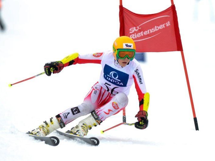 Philipp Stockhammer holt Gold im Super G. Philipp Stockhammer holt Gold im Super G.