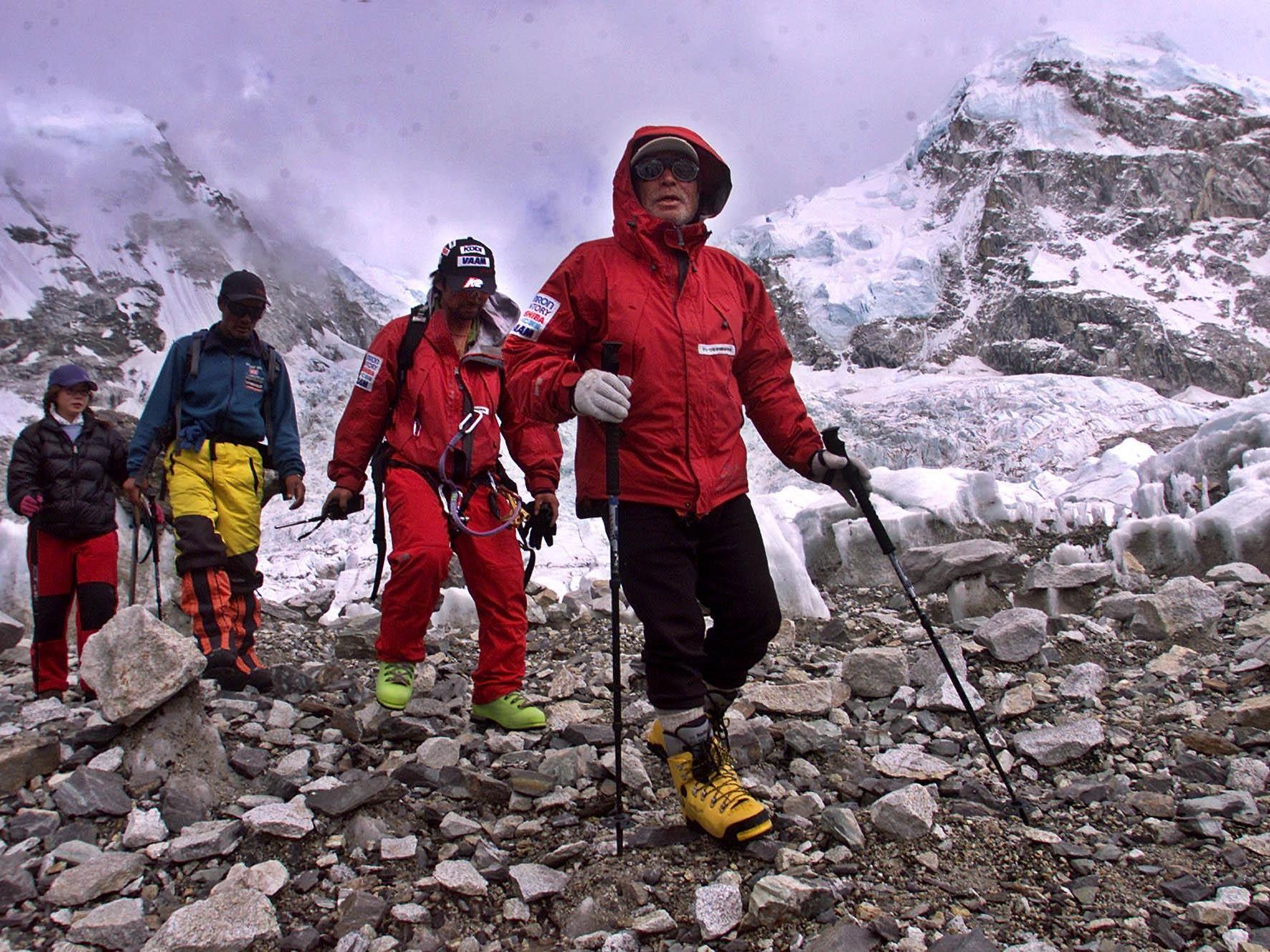 Der Japaner Yuichiro Miura hat den Mount Everest auch schon mit 70 Jahren bezwungen.