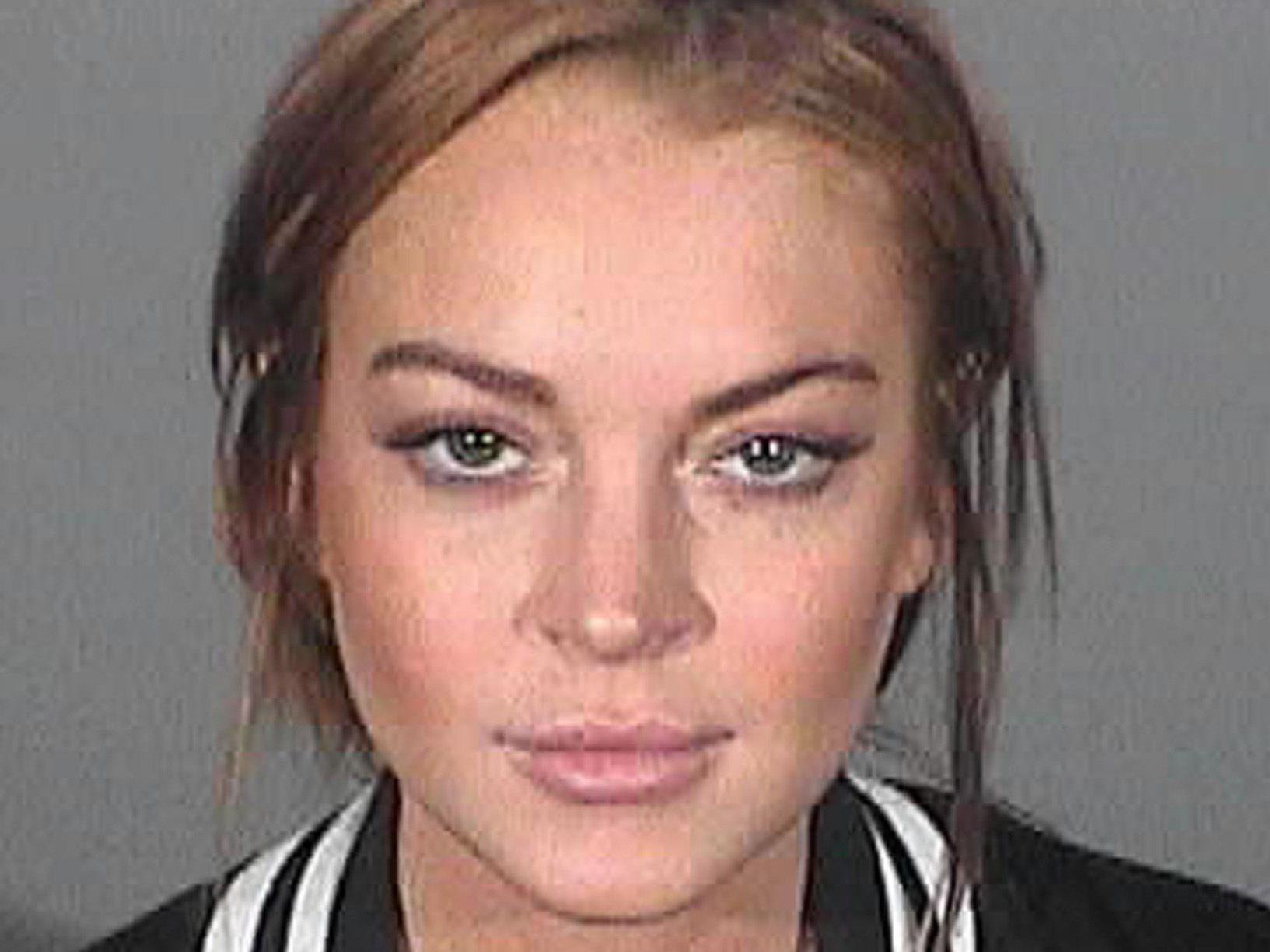 Lindsay Lohan hat erkennungsdienstliche Routine.