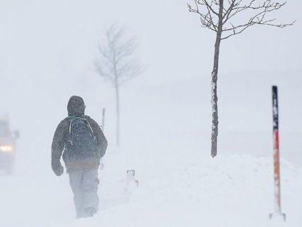 Am Donnerstag kam es in Niederösterreich abschnittsweise zu Schneeverwehungen. Am Donnerstag kam es in Niederösterreich abschnittsweise zu Schneeverwehungen.