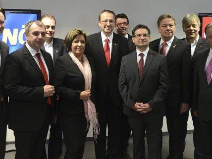 Das neue Team der SPÖ in Niederösterreich.