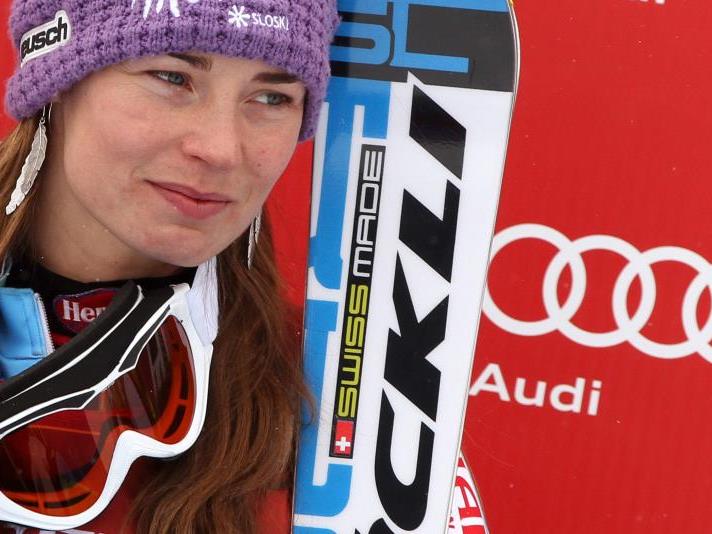 Tina Maze könnte sich heute in die Geschichtsbücher des Skisports eintragen