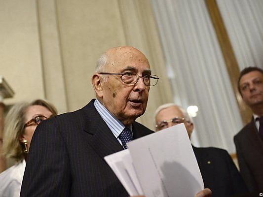 Staatspräsident Napolitano setzte Experten ein Staatspräsident Napolitano setzte Experten ein