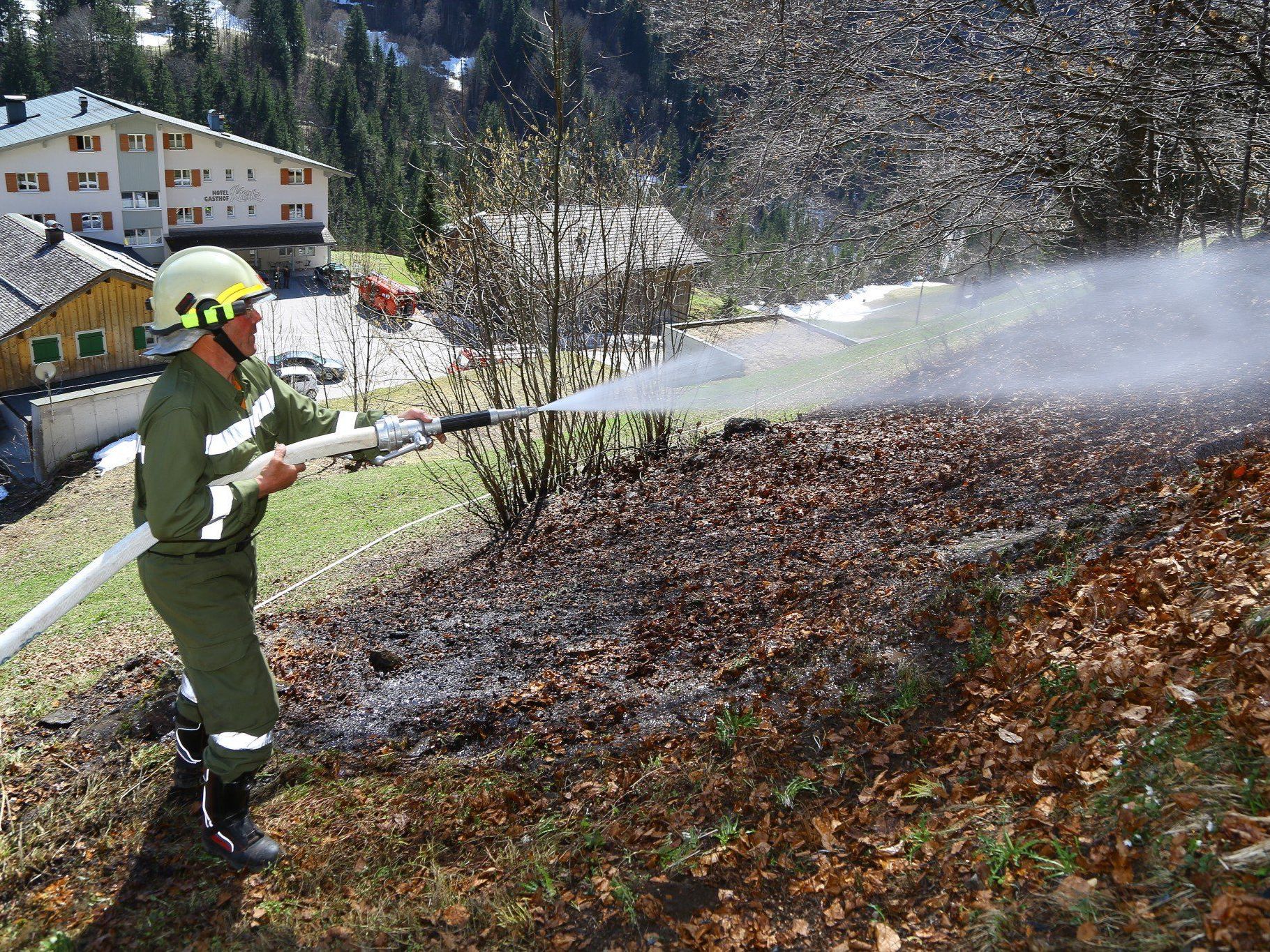 Flurbrand in Buchboden konnte rasch unter Kontrolle gebracht werden. Flurbrand in Buchboden konnte rasch unter Kontrolle gebracht werden.