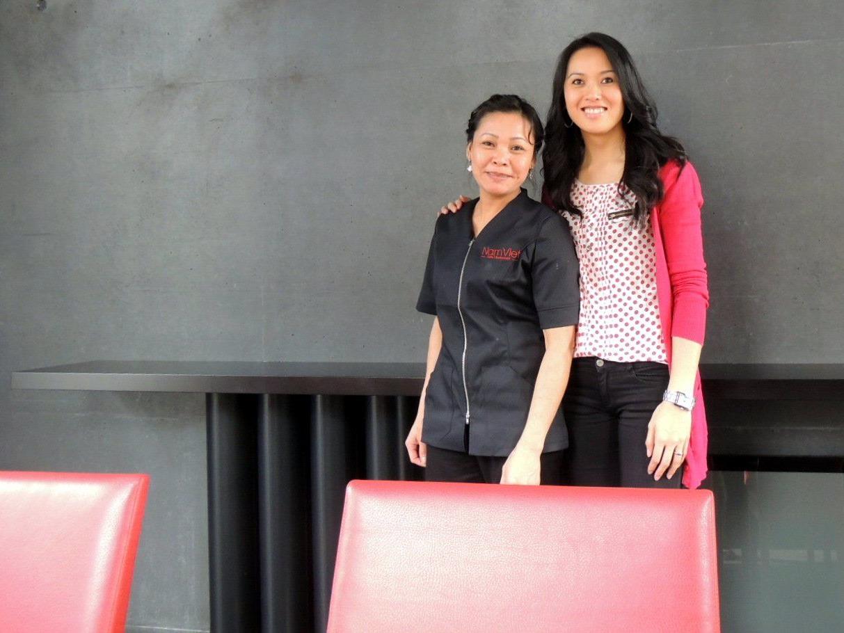 Lanh Autengruber und Thuy Haid eröffneten ihr neues Cafe
