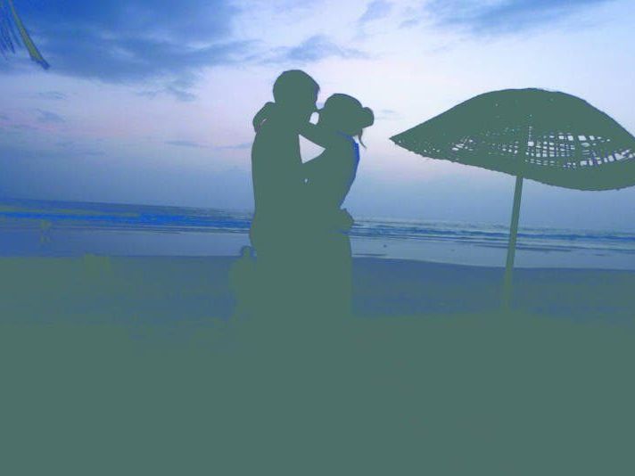 Anna und Martin in ihrem Sommerurlaub auf Bali. Anna und Martin in ihrem Sommerurlaub auf Bali.