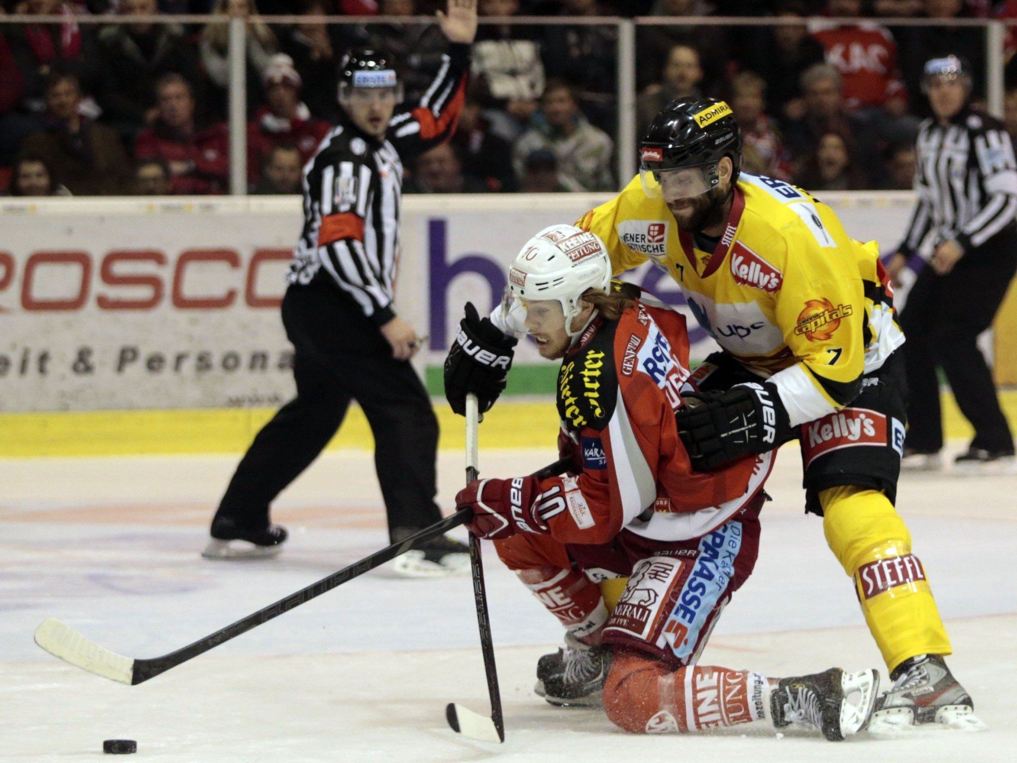 In der Finalserie lieferte der KAC gegen die davor favorisierten Vienna Capitals ihr Meisterstück. In der Finalserie lieferte der KAC gegen die davor favorisierten Vienna Capitals ihr Meisterstück.