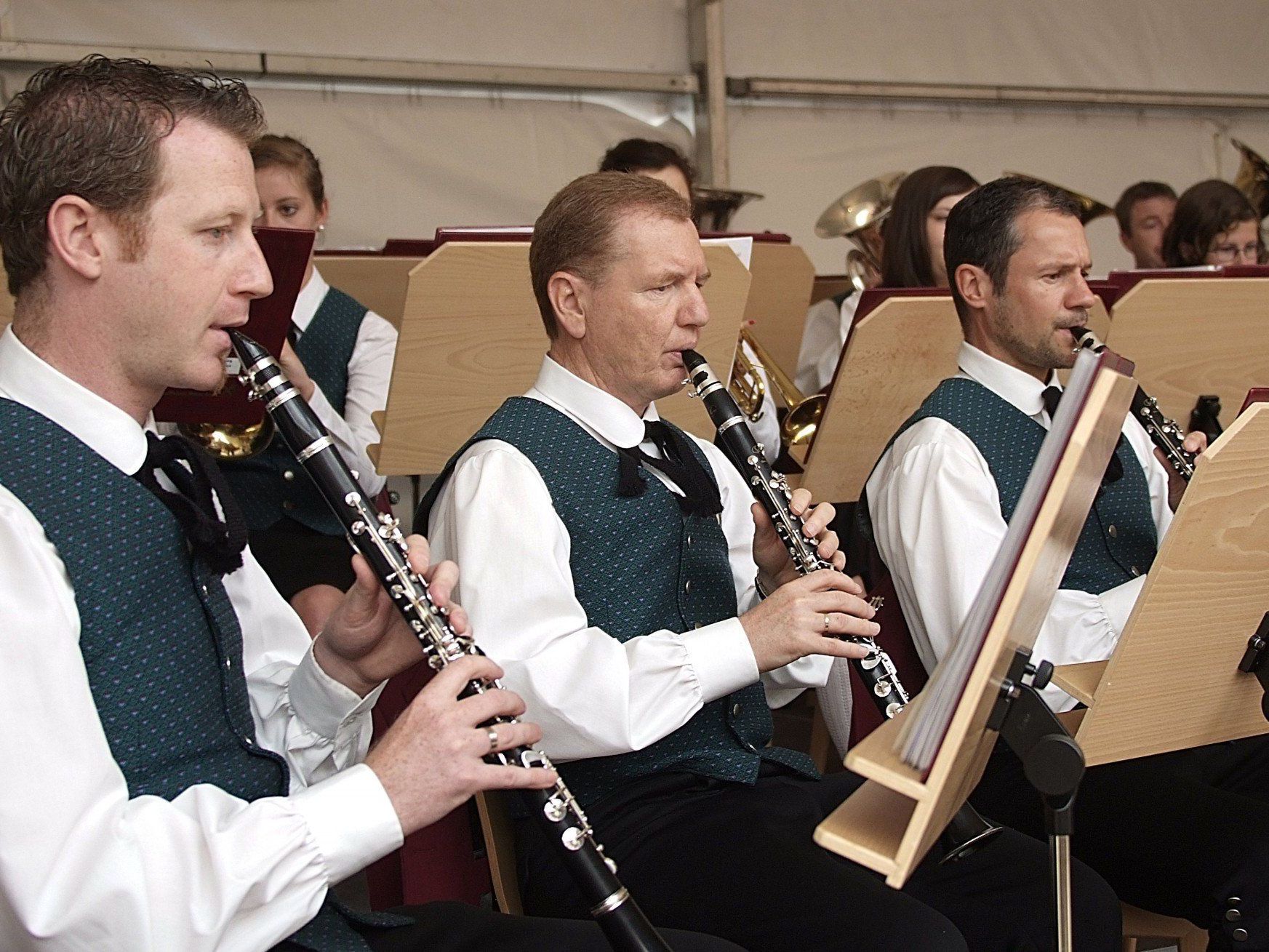 Wollen beim Frühjahrskonzert groß aufspielen: die Musikanten im MV Thüringerberg.